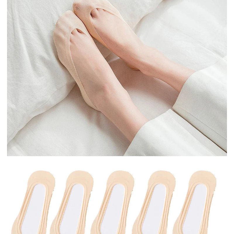 Invisible Polyester Women Boat Socks