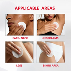 Ingrown Hair Treatment Cotton Pads for Razor Bumps and Exfoliation