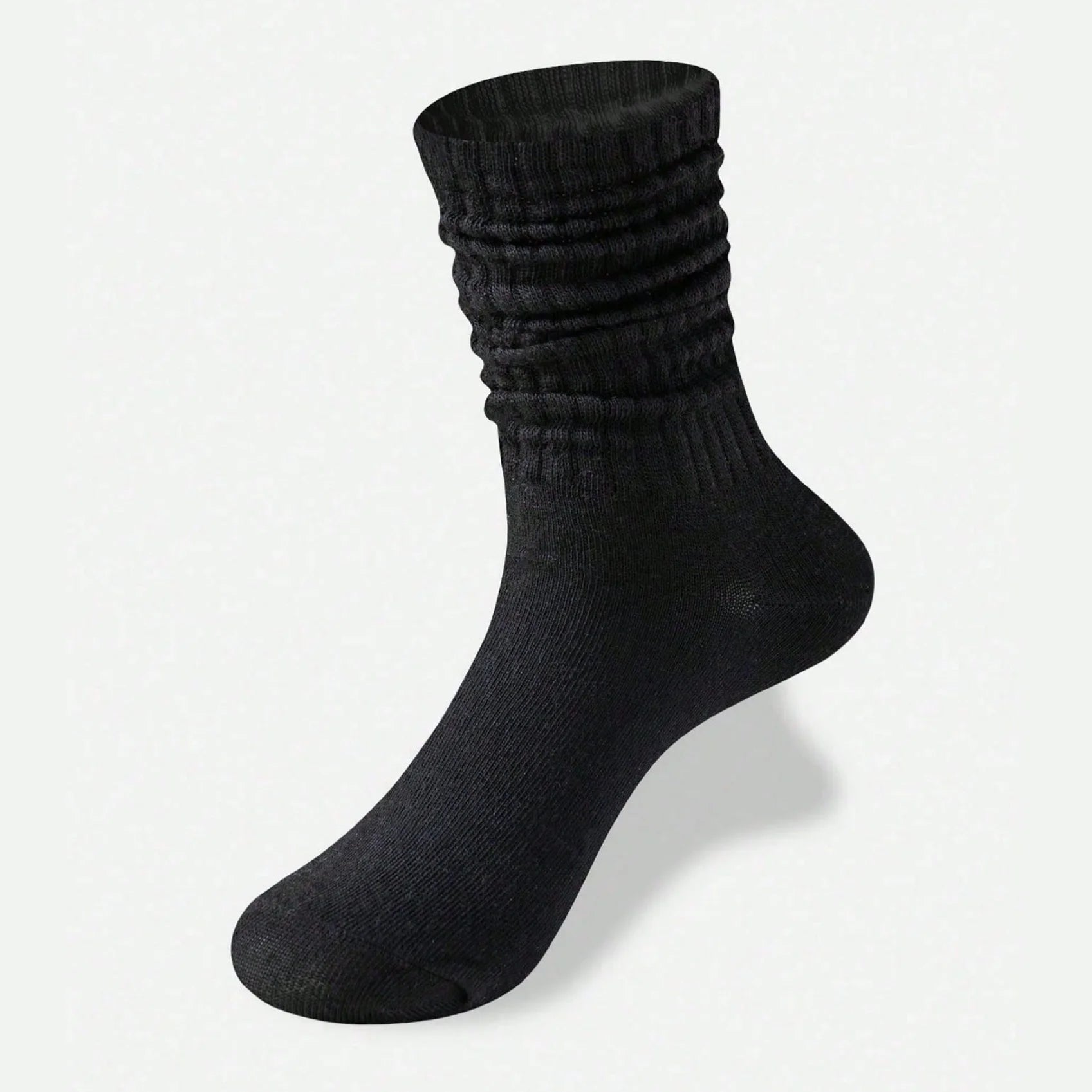 Polyester Elastane Casual Slouch Crew Socks 6 Pack - 6
