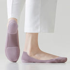 Cotton Silicone Invisible Low Cut Liner Socks
