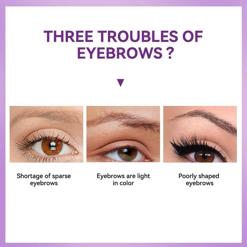 Waterproof Peel Off Eyebrow Tint Gel Long Lasting Tattoo Cream