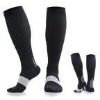 Nylon Elastane Compression Socks for Sports and Travel
