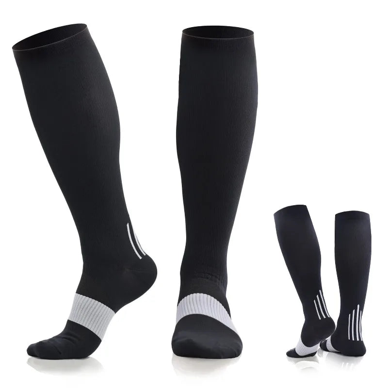 Nylon Elastane Compression Socks for Sports and Travel - 4