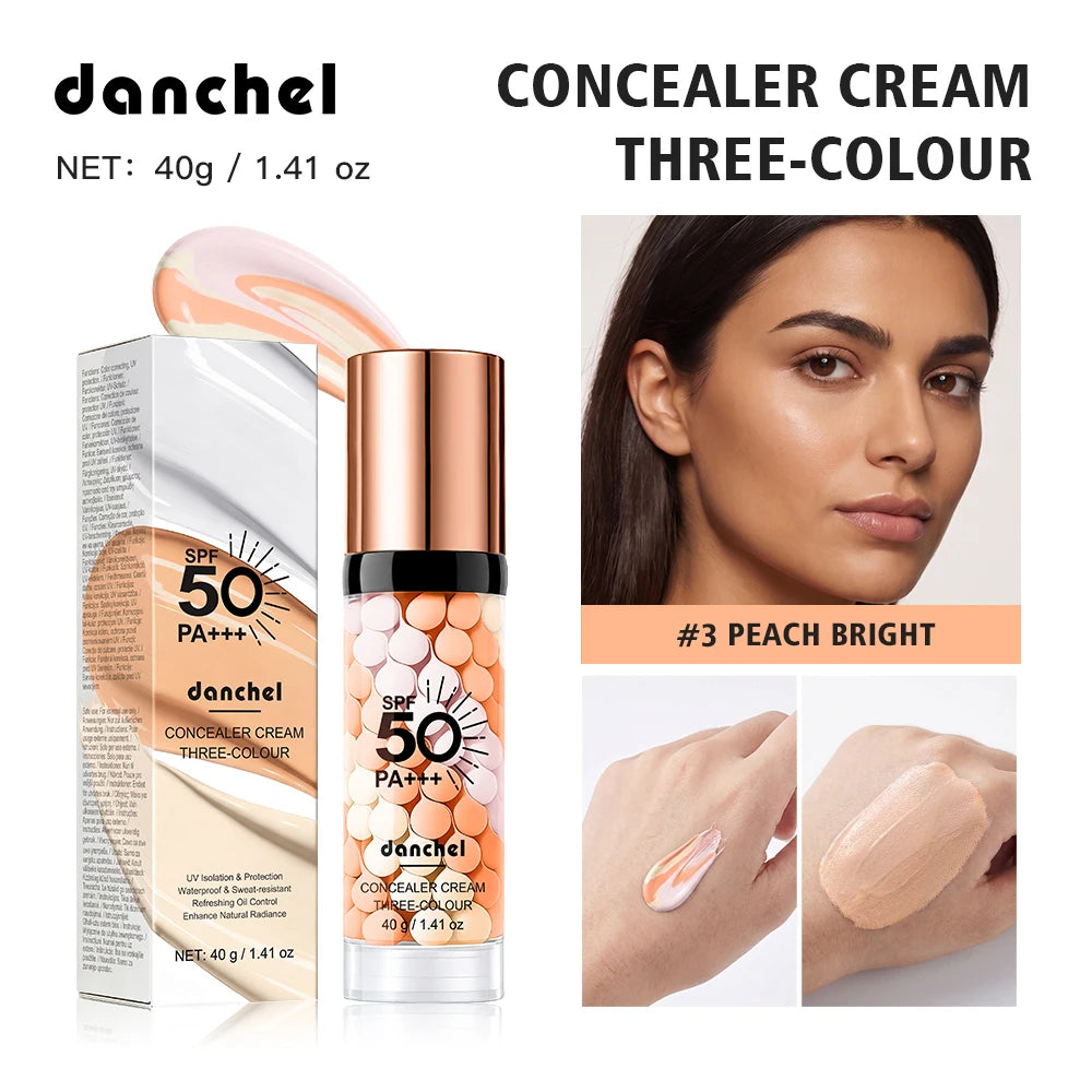 3 Color Correcting Makeup Primer Cream SPF50