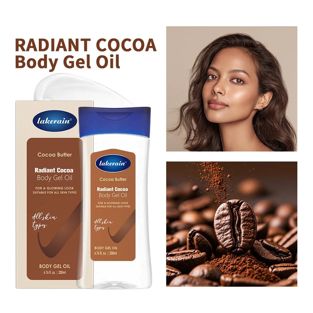 Moisturizing Shimmer Body Gel Oil Hydrating Skin Care