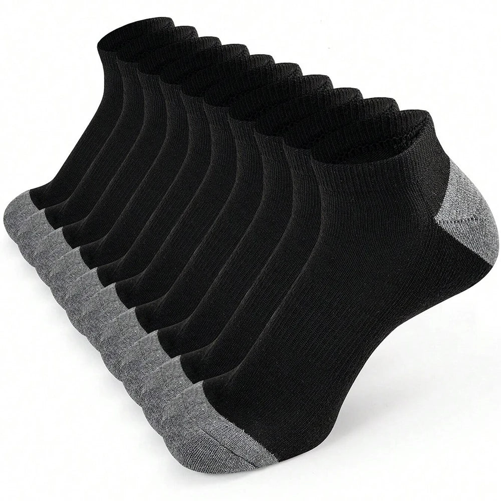 Polyester Elastane Blend Casual Low Cut Socks