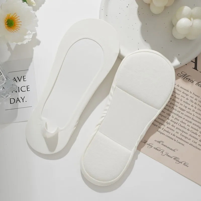 Cotton Silicone Invisible Low Cut Liner Socks