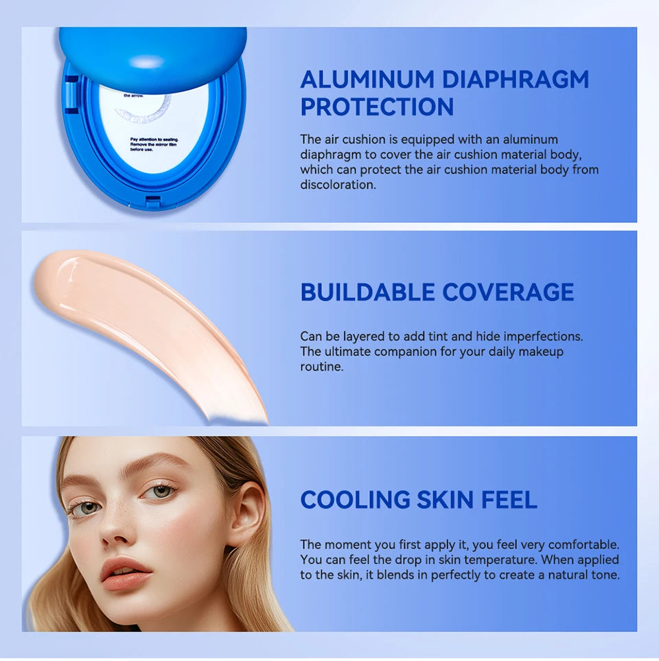 Cushion Foundation Cream Sun Protection Waterproof Makeup