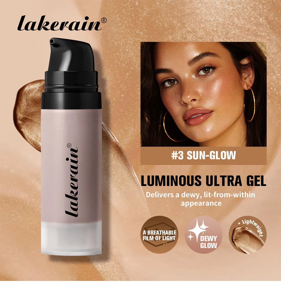 Water Based Gel Face Highlighter and Illuminating Makeup Primer - 7