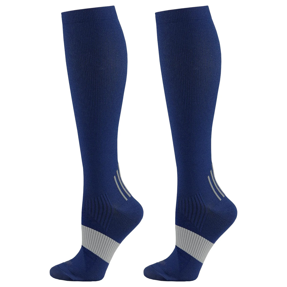 Nylon Elastane Compression Socks for Sports and Travel