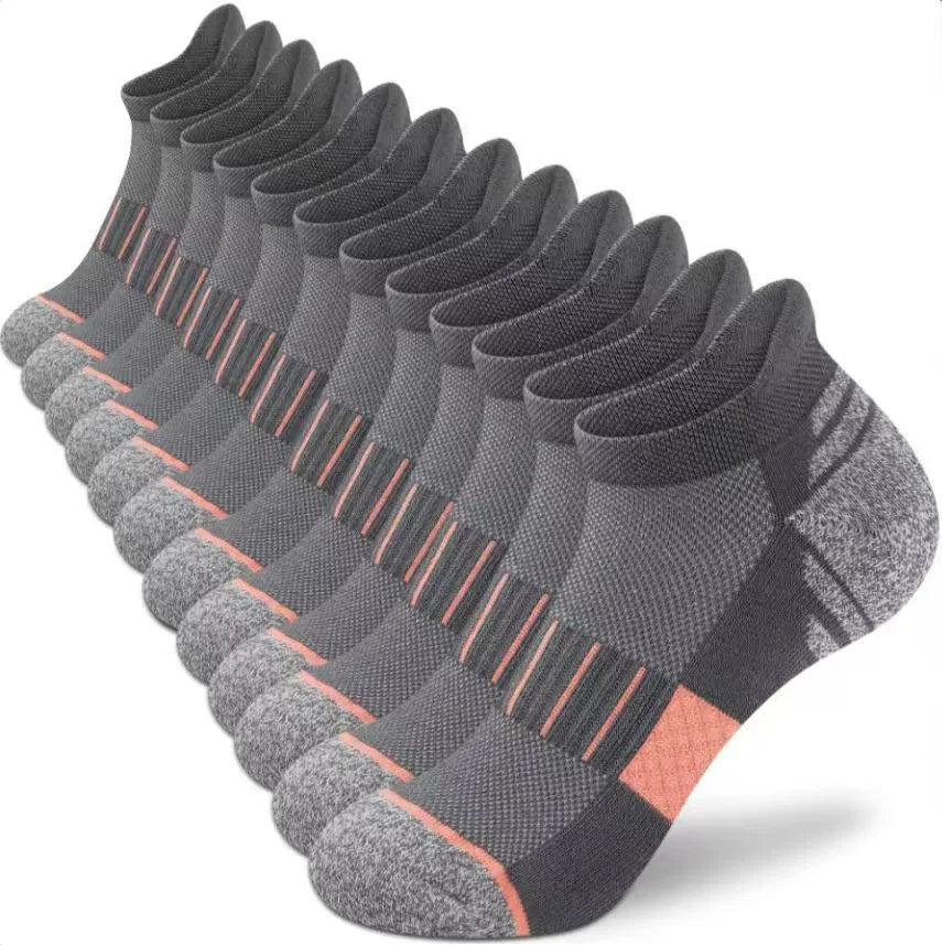 12 Pairs Breathable Polyester Spandex Athletic Sports Socks - 5