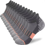 12 Pairs Breathable Polyester Spandex Athletic Sports Socks