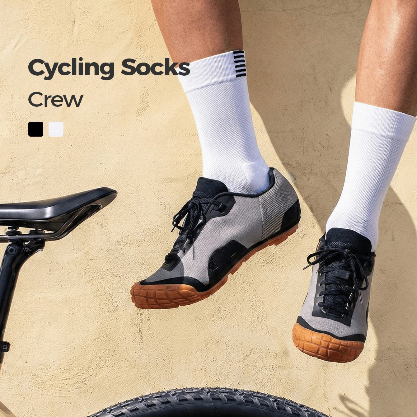 Polyester Elastane Compression Cycling Socks - 2