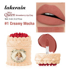 Strawberry Matte Lip Clay Velvet Cream Lipstick