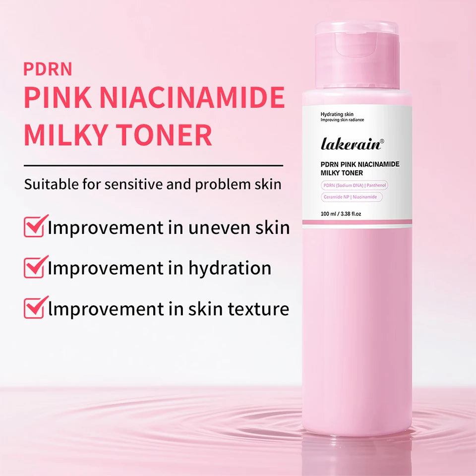 PDRN Niacinamide Milky Facial Toner Hydrating Skincare Lotion