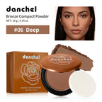 Matte Bronze Pressed Powder Face Contouring Makeup