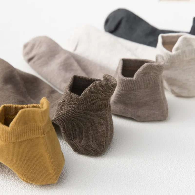 10 Pairs Mens Cotton Casual Ankle Socks