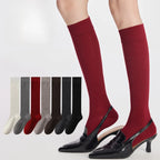 Wool Cotton Blend Knee High Casual Socks