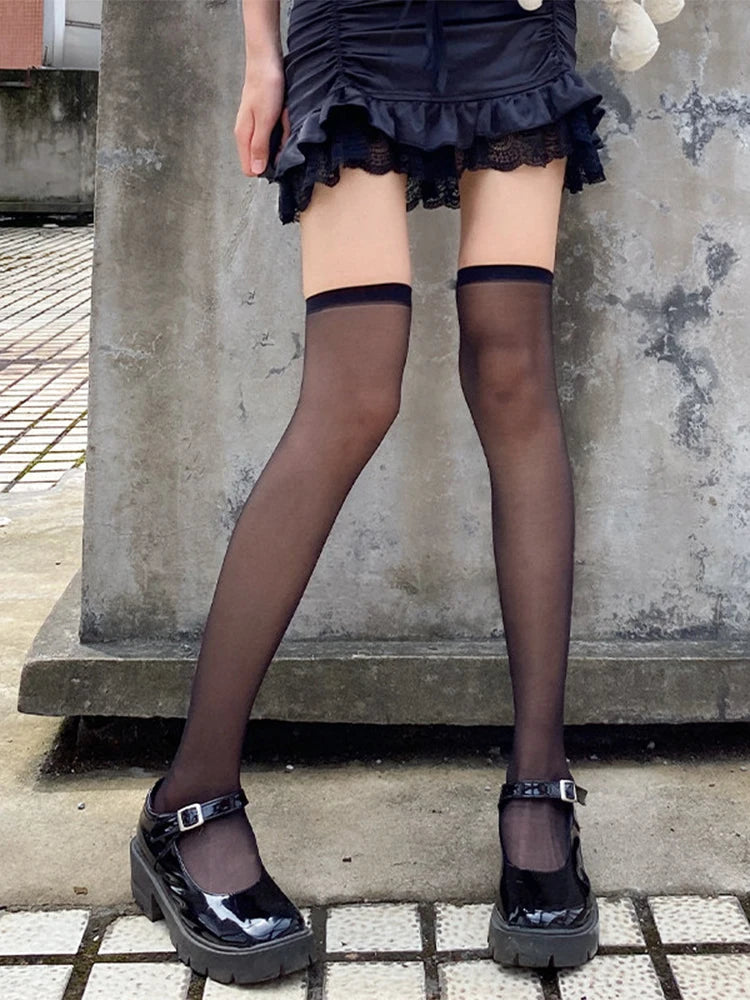 Polyester Translucent Women Stockings
