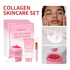 Collagen Skincare Set Deep Nourishment Face Cream and Mask