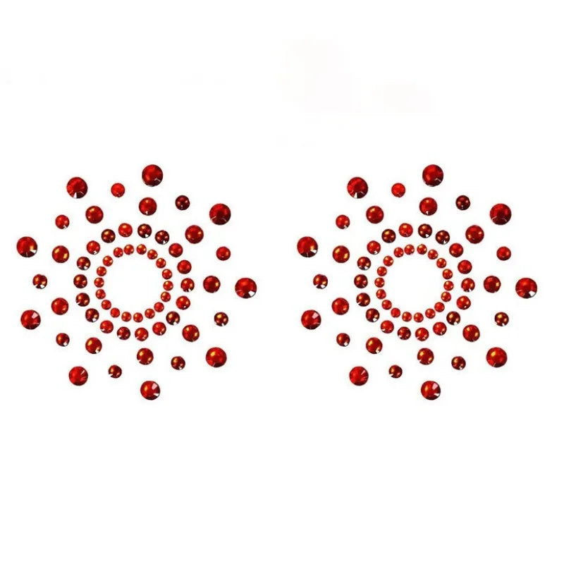 Silicone Rhinestone Nipple Covers