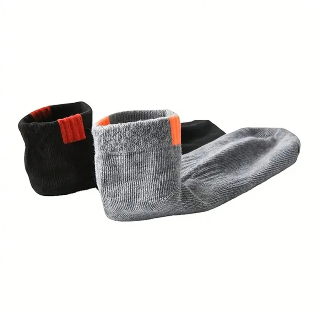 Polyester Elastane Mens Ankle Socks Set - 3