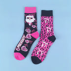Cotton Blend Mid Calf Holiday Socks
