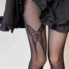 Nylon Geometric Patterned Pantyhose Tights