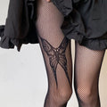 Floral Mesh Nylon Pantyhose Tights for Women