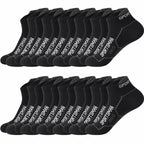 Cotton Polyester Blend Breathable Ankle Sports Socks