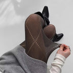 Geometric Pattern Nylon Mesh Pantyhose Tights