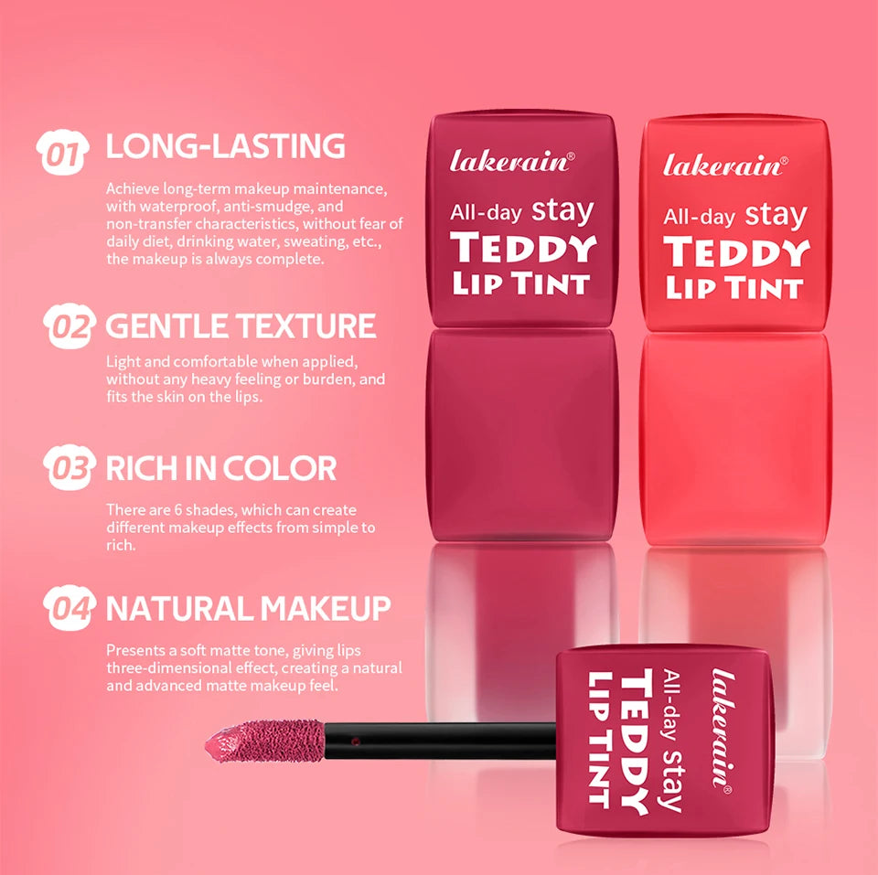 Matte Liquid Lip Tint Waterproof Long Lasting Lip Color - 9