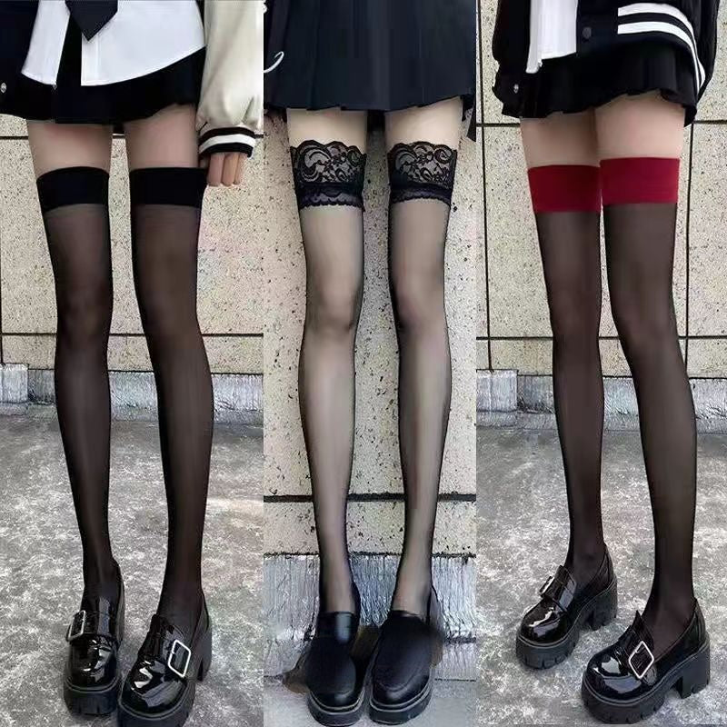 Nylon Thigh High Stockings For Women - 3