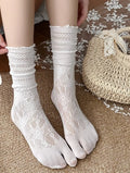 Nylon Elastane Split Toe Tabi Socks