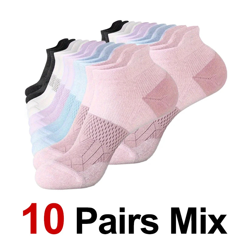 Polyester Blend Low Cut Sports Socks - 16
