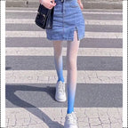 Gradient Nylon Core Yarn Pantyhose Stockings