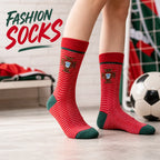Cotton Polyester Knee High Athletic Socks