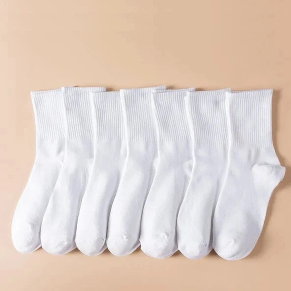 Polyester Elastane Women Casual Middle Tube Socks