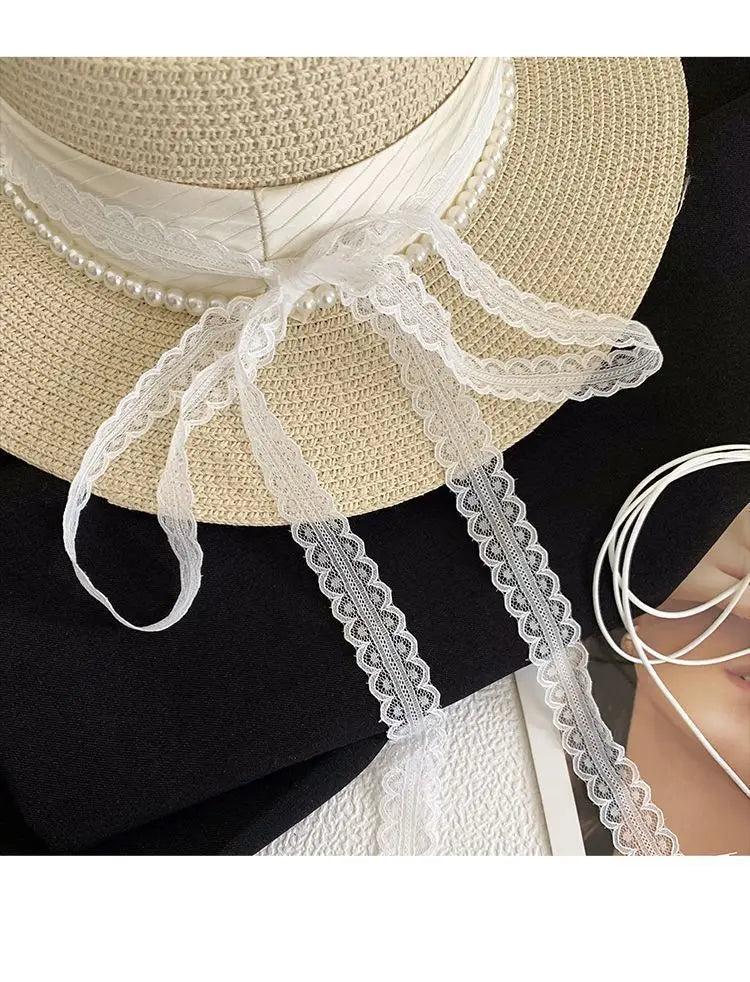 Lace Ribbon Bowknot Choker Necklace