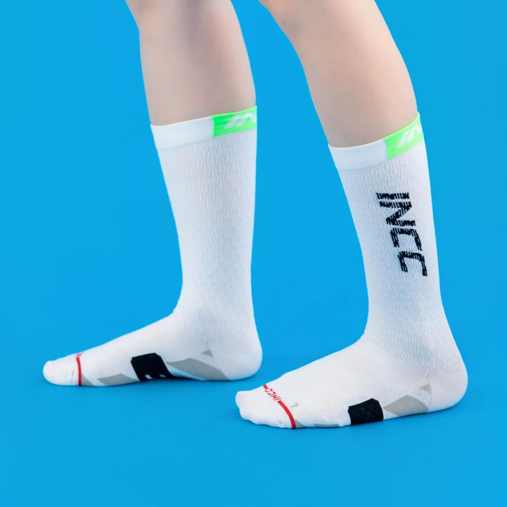 Polyester Nylon Elastane Athletic Cycling Knee High Socks