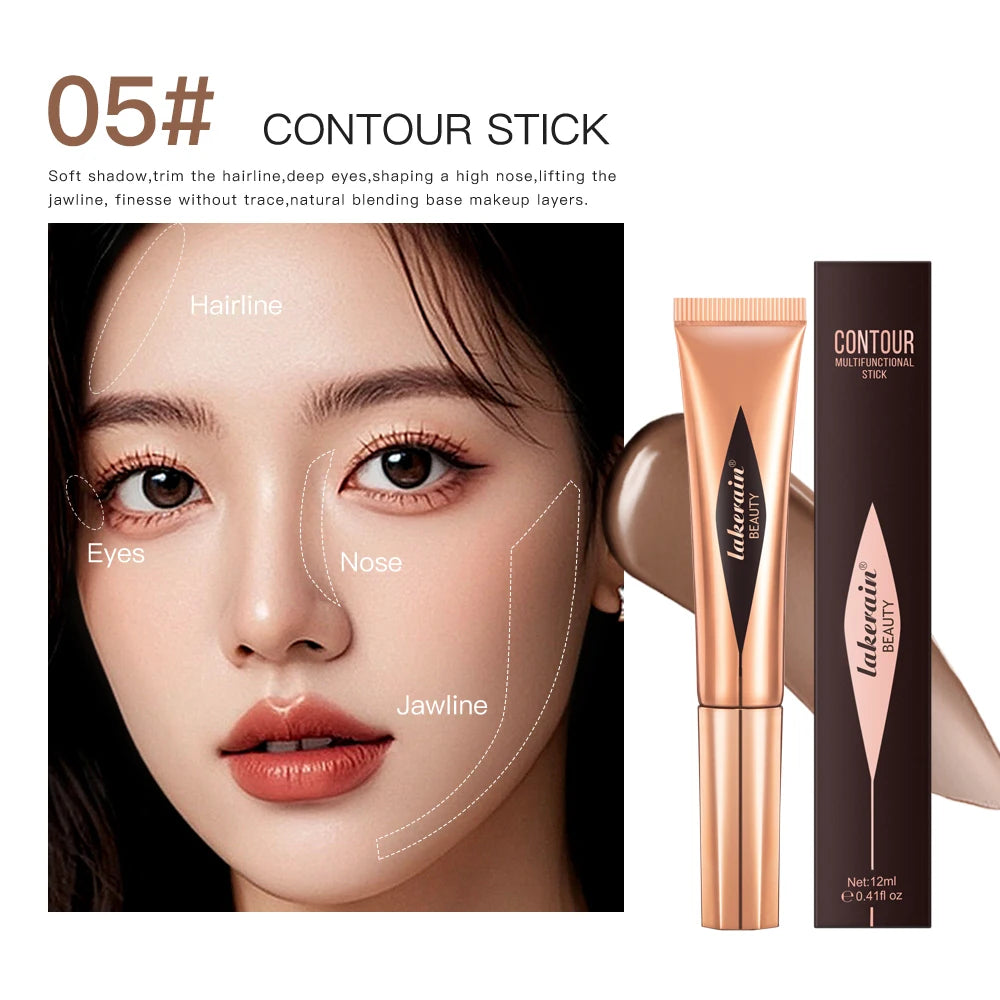 Liquid Face Contour Highlighter and Blush Wand Makeup Applicator
