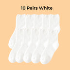 Polyester Elastane Thick Fuzzy Crew Socks for Women