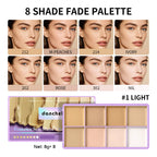 8 Color Cream Concealer and Contour Makeup Palette