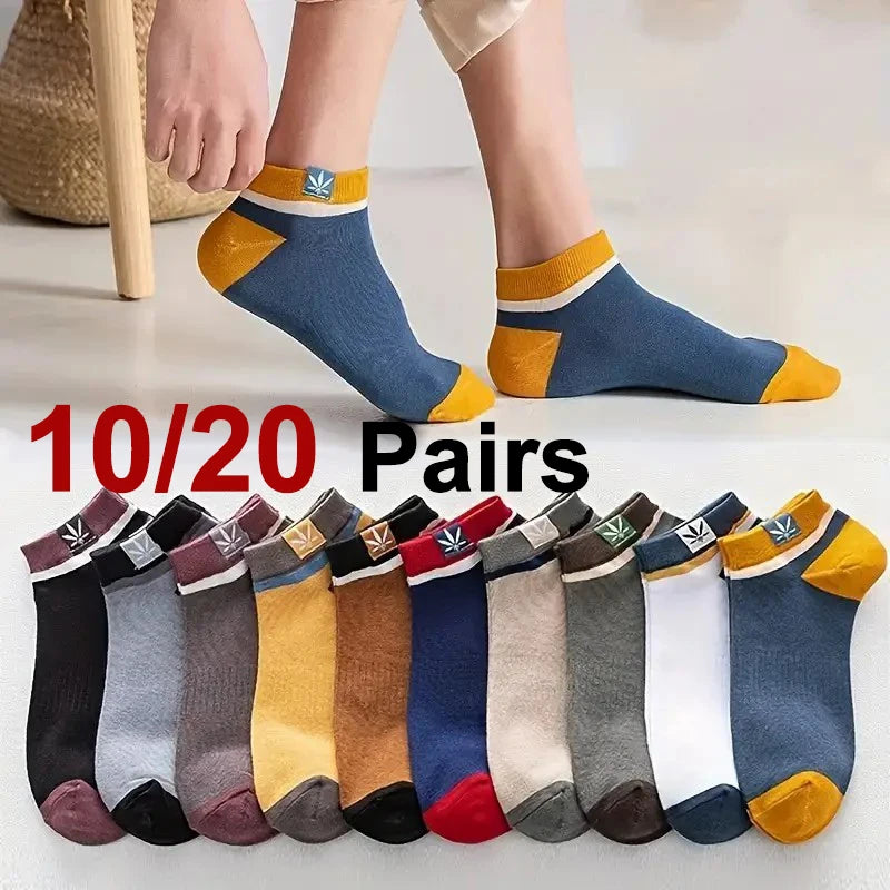 Cotton Blend Low Cut Casual Ankle Socks