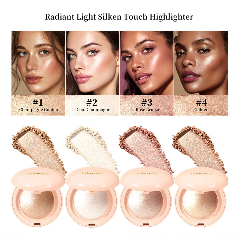 Shimmer Powder Highlighter Face Contouring Makeup