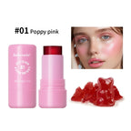 Cooling Water Jelly Tint Blush Stick for Lips and Cheeks