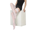 Floral Lace Thigh High Stockings Sheer Nylon Hosiery