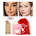 Foundation Stick and Pressed Powder Makeup Set