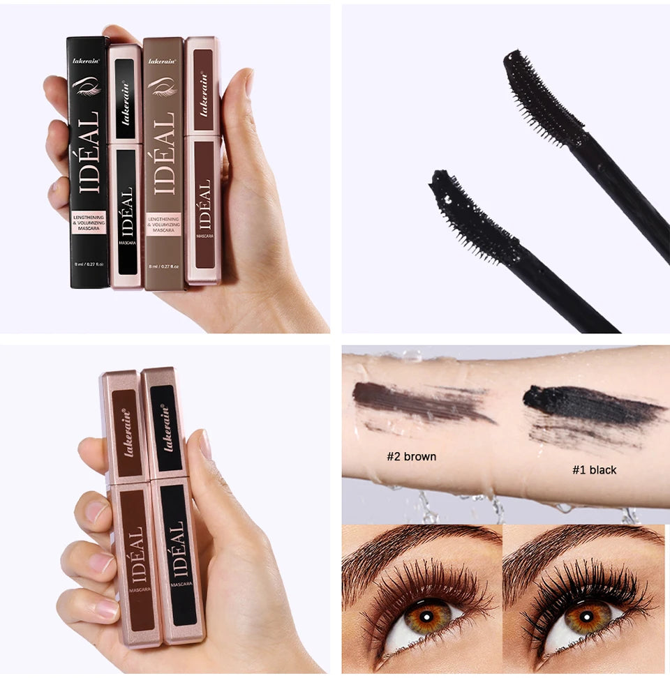 Waterproof Lengthening and Volumizing Eyelash Mascara