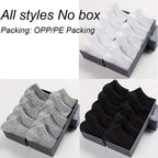 Mens Polyester Elastane Breathable No Show Ankle Socks